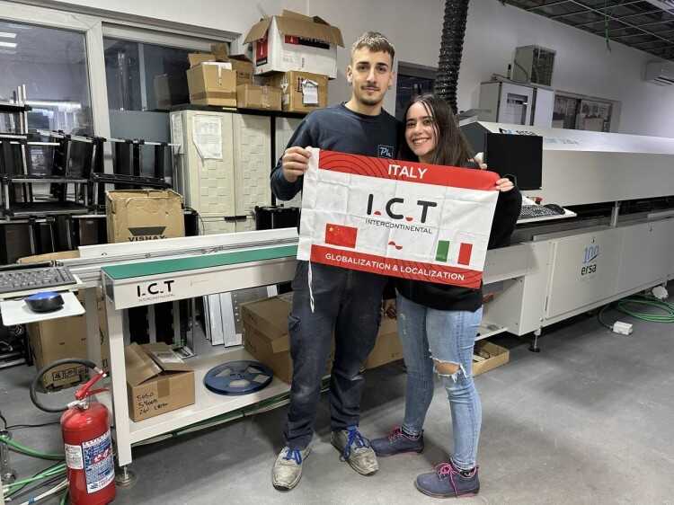 I.C.T SMT Production Line in Italy 1-3