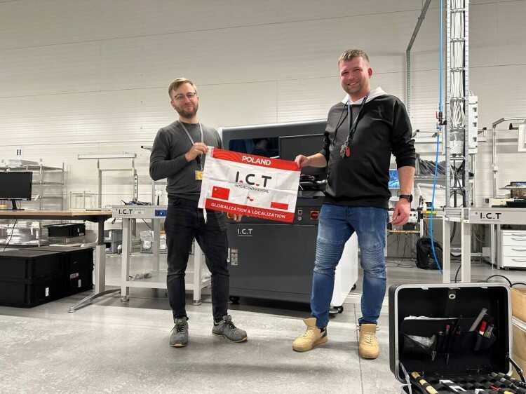 I.C.T SMT Production Line in Poland 1-2